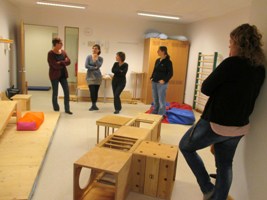 FenKid - vorbereitete Umgebung (Foto: Beratungsstelle für Natürliche Geburt und Elternsein e.V.)